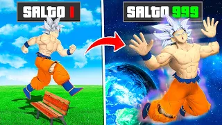 Cada Salto de GOKU ULTRA INSTINTO se MULTIPLICA en GTA 5 !! (Dragon Ball mod)