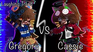 •Laughing Trend • Late • ft. Gregory & Cassie • My FNaF AU X Gacha •