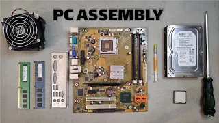 Intel core 2 quad q9550 pc assembly