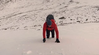 Winter Skills - Using your boots to kick steps