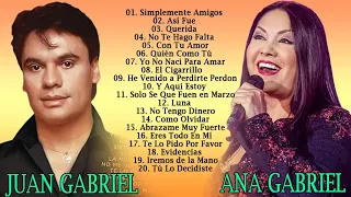 ANA GABRIEL, JUAN GABRIE sus mejores canciones 30 grandes exitos