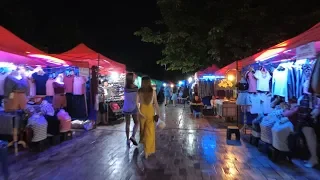 ວຽງຈັນ - Walking around Riverside Night Market, Vientiane, Laos