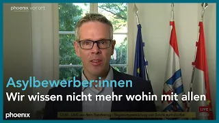 phoenix tagesgespräch mit Christian Engelhardt zur hohen Zahl von Asylbewerber:innen am 08.02.23