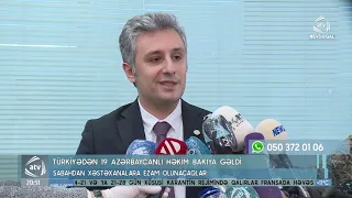 Türkiyədən 19 Azərbaycanlı həkim Bakıya gəldi