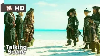 Pirates of Caribbean 3 Hindi At World's End Talking Scene