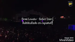 Demi Lovato - Sober Live  (Subtitulado en español)