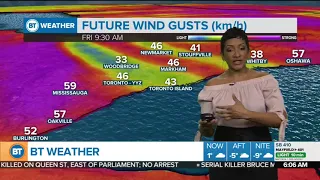 Strong winds in the GTA, temperatures to fall