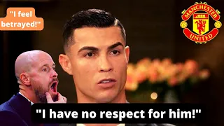 "They force me out!" Ronaldo in the most EXPLOSIVE interview with Piers Morgan!