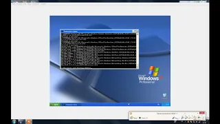 Удаляю диск С: на Windows XP.