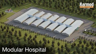 The First in The World, Modular Hospital of 200 Rooms in 45 Days