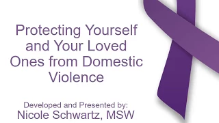 FAP Webinar:  Protecting Yourself and Your Loved ones from Domestic Violence