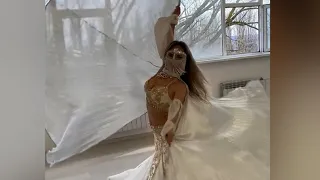 🤍 Mecano - Hijo de la luna 🤍 - bellydance with wings - красивый восточный танец с крыльями