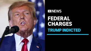 Former US president Donald Trump says he has been indicted | ABC News