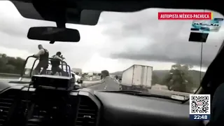 Robo de tráiler en la México-Pachuca desata balacera; hay dos detenidos | Noticias Ciro Gómez Leyva