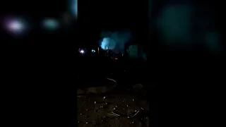 Славянск неспокойная ночь горит дом в частном секторе 13.07.2022