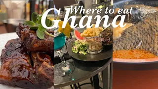 A full Ghana restaurant tour | top places for food in Accra