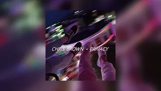 chris brown - privacy [sped up]