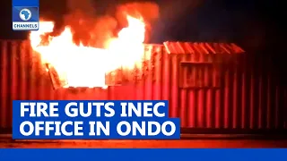 Fire Guts Ondo INEC Head Office