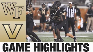 #23 Wake Forest vs Vanderbilt | 2022 College Football Highlights