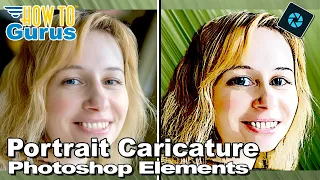 How to Make a Caricature Effect from a Photo using Photoshop Elements