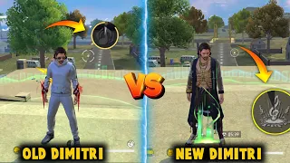 OLD DIMITRI VS NEW DIMITRI CHARACTER ABILITY TEST | DIMITRI ABILITY CHANGE - GARENA FREE FIRE