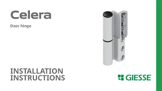 Celera - Door hinge - Instructions | Giesse