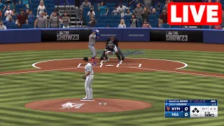 MLB LIVE🔴 New York Mets vs Miami Marlins - 18th September 2023 | MLB Full Game - MLB 23