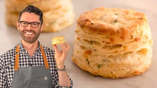 Amazing Parmesan Chive Biscuits