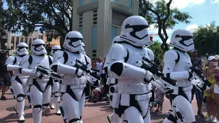 Star Wars March of the First Order with Captain Phasma Disney’s Hollywood Studios