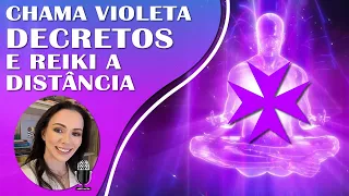 CHAMA VIOLETA E REIKI A DISTÂNCIA |TRANSMUTANDO A NEGATIVIDADE E AS LIMITAÇÕES | COM SOLFEGGIO 528HZ