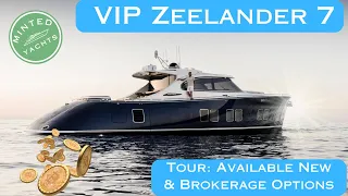 2023 Zeelander 7 Yacht Walkthrough @ Miami Boat Show| New & Brokerage Options: Info@MintedYachts.com