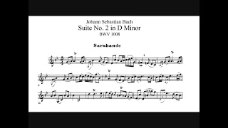 Johann Sebastian Bach: Sarabande, BWV 1008 (Javier Rossetto, trumpet)