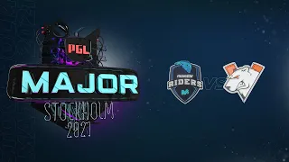 [4K] Movistar Riders vs Virtus.pro - PGL Major Stockholm 2021 - Challengers Stage - Day 1