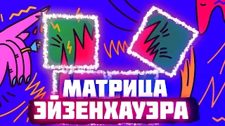 Матрица Эйзенхауэра - Лучшая техника для планирования времени! Как планировать время и всё успевать?