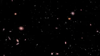 Fly through James Webb Space Telescope's view of 5000 galaxies in 4K 3D visualization