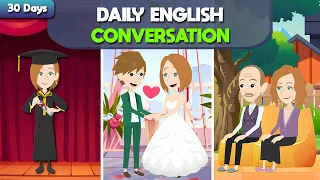 Practice English Conversation for Beginners in 30 DAYS | Everyday English Conversation