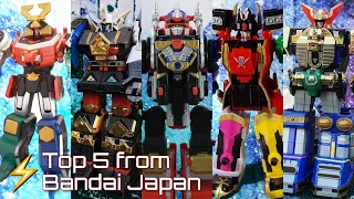 Top 5 Power Rangers Megazords to buy from Japan