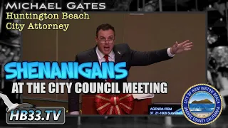 SHENANIGANS!!! - City Council Meeting - Huntington Beach News - Special Report - Dec 23 2021
