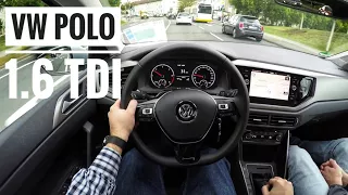 VW Polo VI 1.6 TDI (2018) - POV City Drive