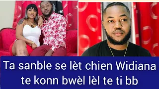 Ta sanble se lèt chien Widiana te konn bwè lèl te bb.Djouli kase met nan bòl Widiana😱😱😱🤔🤔🤔