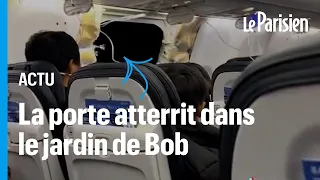 La porte d'un Boeing 737 Max arrachée en plein vol retrouvée dans un jardin