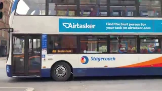 Stagecoach Bus Manchester 10629 On Loan To Sheffield On 88 From Bents Green To Ecclesfield