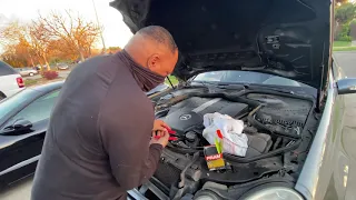 How to change oil on Mercedes Benz E500