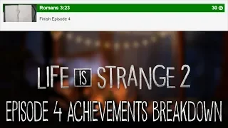 Life Is Strange 2: Episode 4 Achievements Breakdown - LIS 2 EPISODE 4