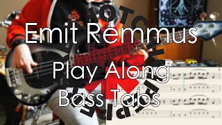 Red Hot Chili Peppers - Emit Remmus // Bass Cover // Play Along Tabs and Notation