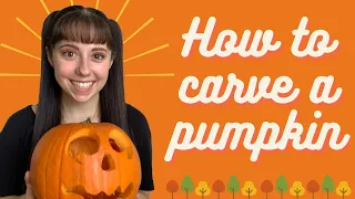 HOW TO CARVE A PUMPKIN!! I'm showing you how it's done plus answering some super spooky questions!!