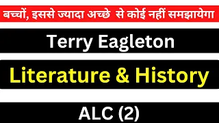 Literature and History by Terry Eagleton Summary and Analysis Approaches to Literary Criticism 2