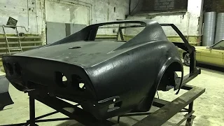 Восстановление 1974 Corvette Stingray C3 (Full Restoration, Part 1). Возрождаем Из Пепла. часть 1.