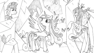 Lullaby for a Knight Animatic ("Lullaby for a Princess" Cadance Version)