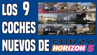 LOS 9 COCHES NUEVOS DE FORZA HORIZON 5